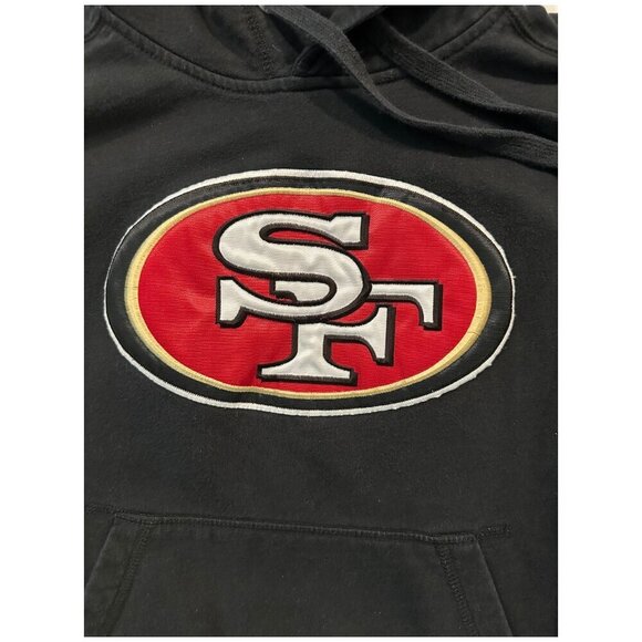 Antigua San Francisco 49ers Long Sleeve Black Hoodie Small - Picture 3 of 7